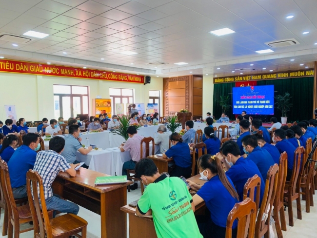 Diễn đàn đối thoại giữa Lãnh đạo thành phố với thanh niên trên lĩnh vực lập nghiệp, khởi nghiệp năm 2021.