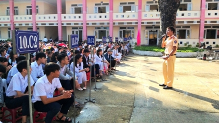 Tam Kỳ tổ chức Ngày hội thanh niên trường học với Văn hóa giao thông năm 2019