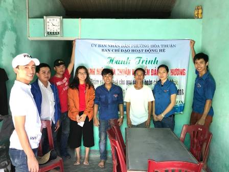 Hòa Thuận: Hành trình “ Tuổi trẻ Hòa Thuận với biển, đảo quê hương” xã đảo Tam Hải- Huyện Núi Thành – Tỉnh Quảng Nam.