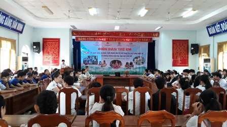 Tam Kỳ: Tổ chức diễn đàn hội đồng trẻ em với chủ đề “vì cuộc sống an toàn, lành mạnh trong thế giới công nghệ số và phòng chống  xâm hại , bạo lực ở trẻ em”.