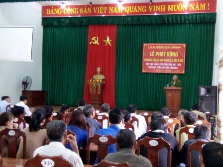 Phát động phong trào "Toàn dân bảo vệ an ninh Tổ quốc năm 2017"