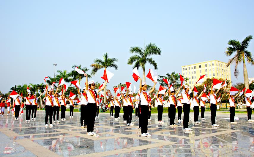 Rực rỡ sắc màu tại "Hội thi đồng diễn Semaphore"